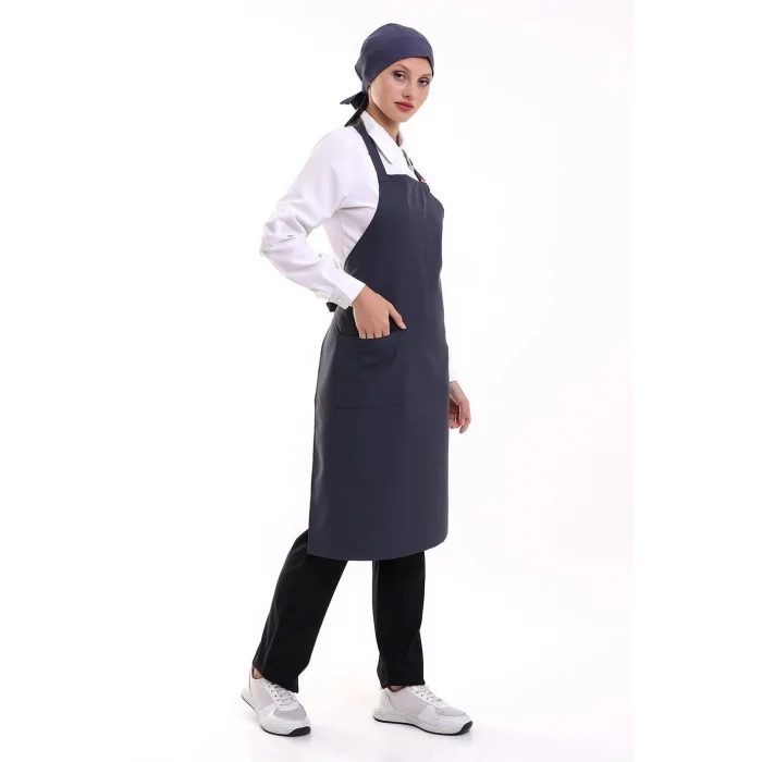 Askılı Önlük Cepli - 51 Füme