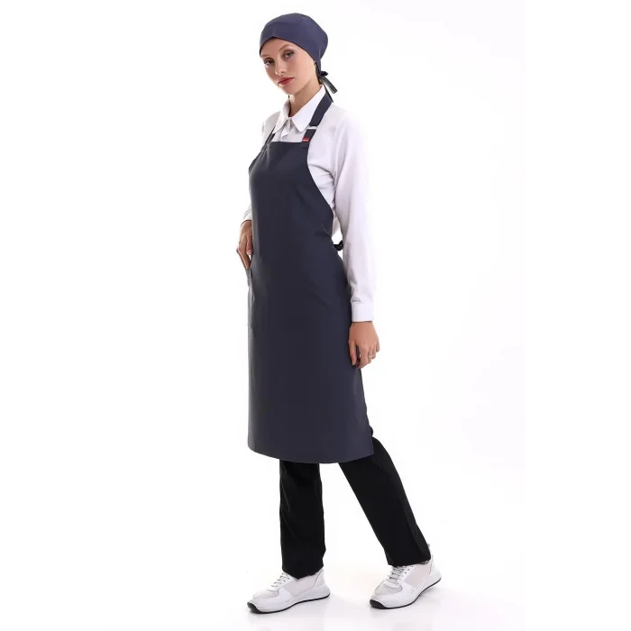 Askılı Önlük Cepli - 51 Füme