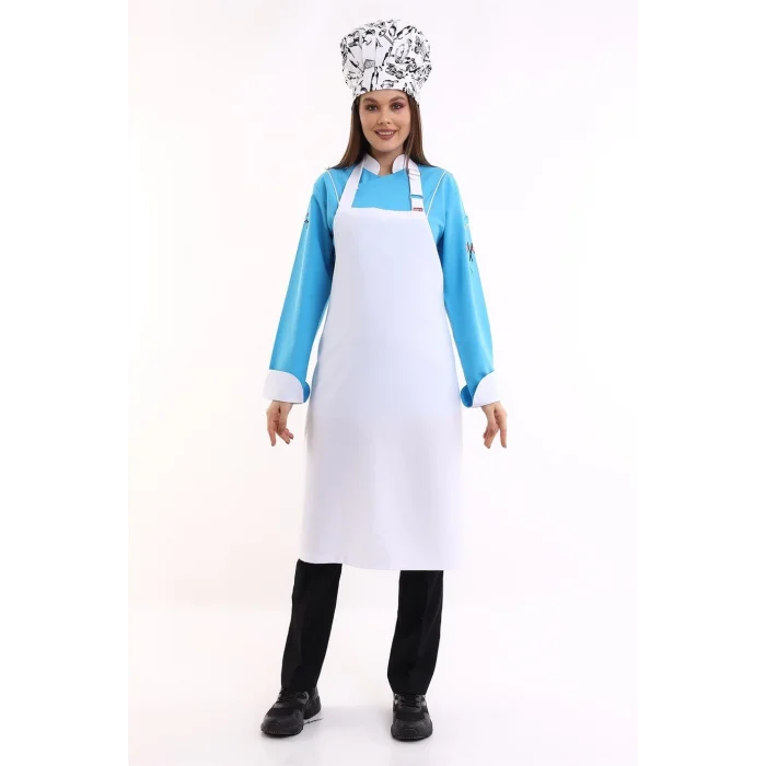 Askılı Önlük Cepsiz - 171 Beyaz