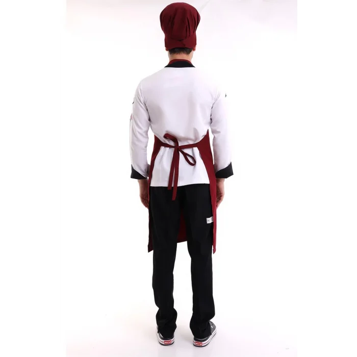 Askılı Önlük Cepsiz - 19 Bordo