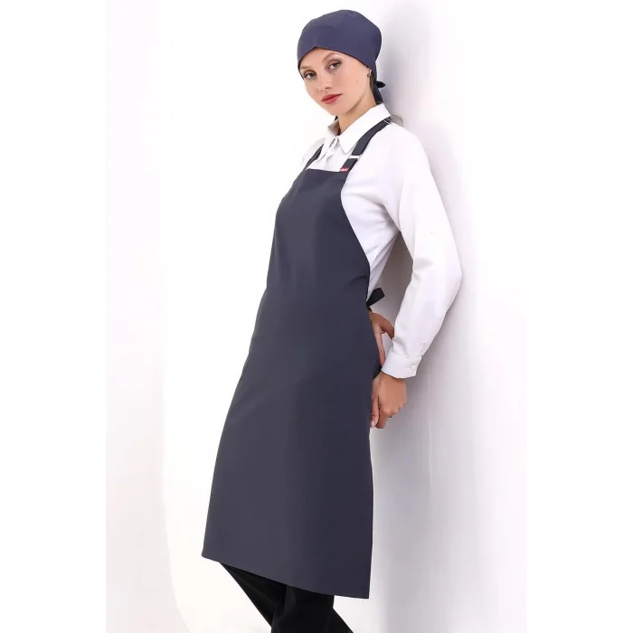 Askılı Önlük Cepsiz- 51 Füme