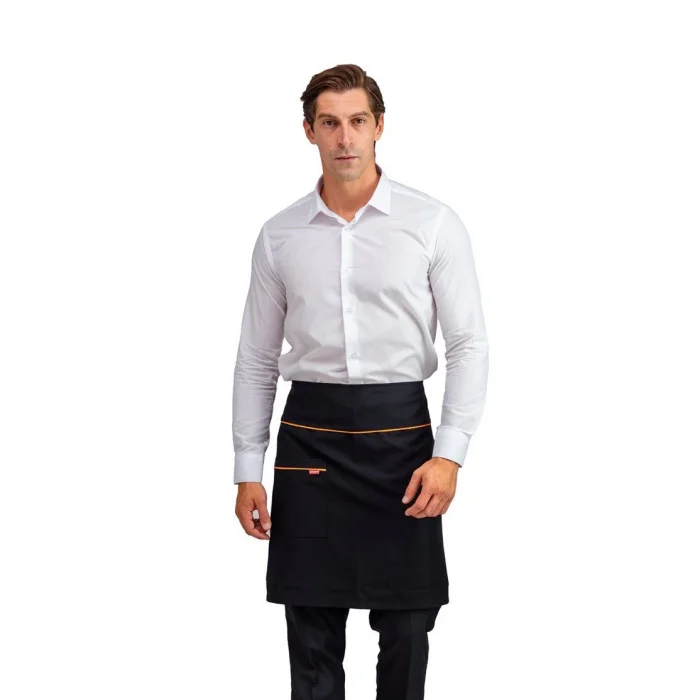 Bel Önlük - Siyah Turuncu Biye