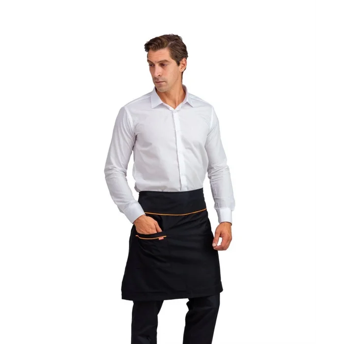 Bel Önlük - Siyah Turuncu Biye