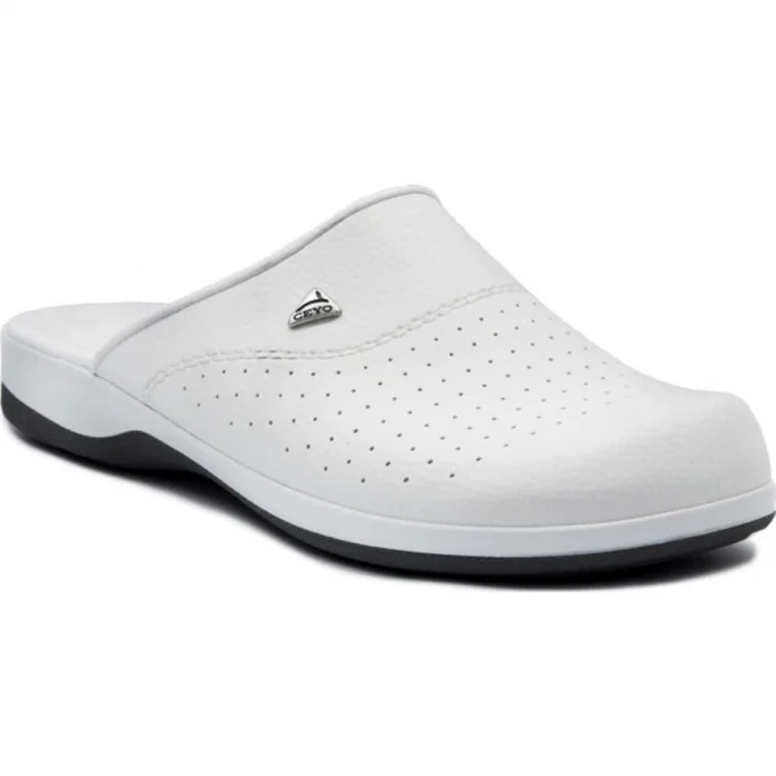 Beyaz Ceyo 9846 Flex Erkek Sabo Terlik