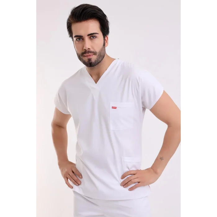 Bflex Unisex Likralı Yarasa Kol Takım - 6401 Beyaz