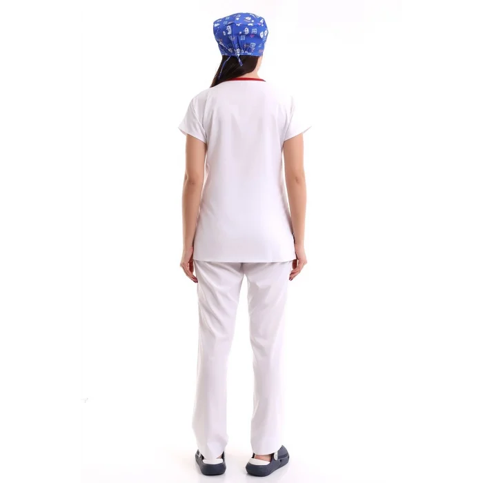 Bflex Unisex Likralı Yarasa Kol Takım - 6401 Beyaz