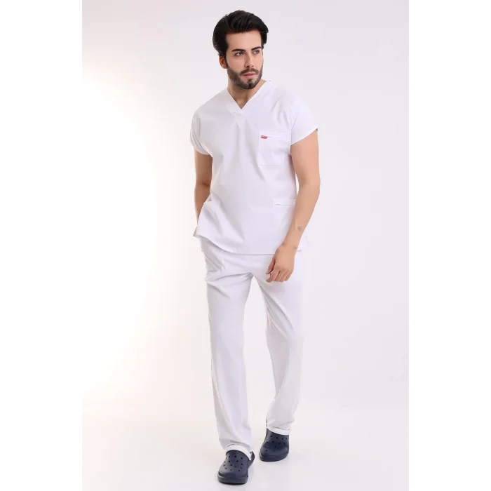 Bflex Unisex Likralı Yarasa Kol Takım - 6401 Beyaz