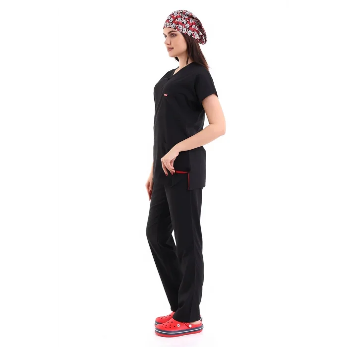 Bflex Unisex Likralı Yarasa Kol Takım - 6403 Siyah