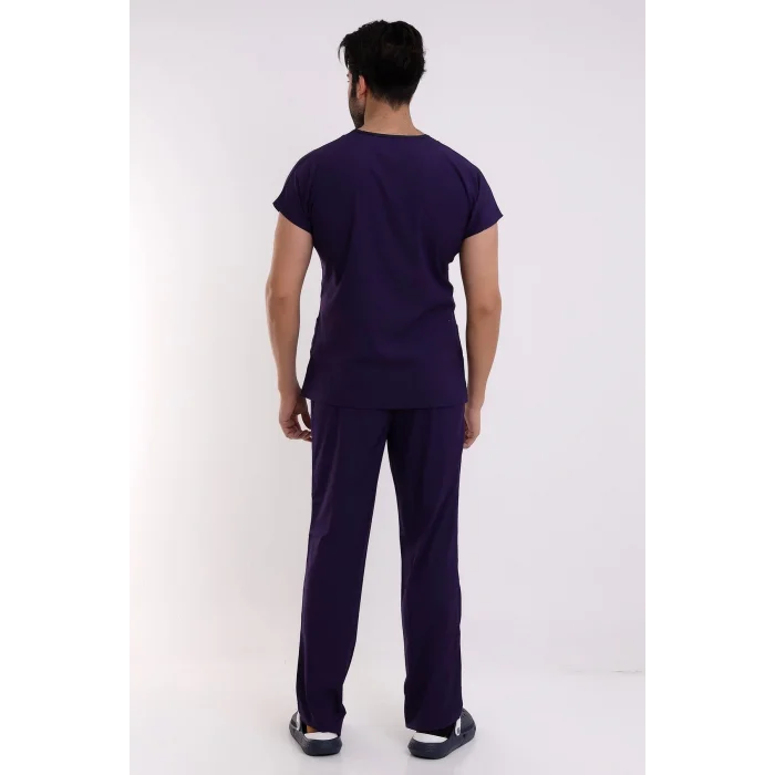 Bflex Unisex Likralı Yarasa Kol Takım - 6405 Koyu Mor Soft