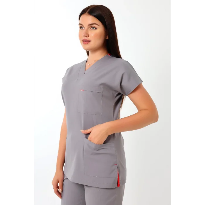 Bflex Unisex Likralı Yarasa Kol Takım - 6406 Gri