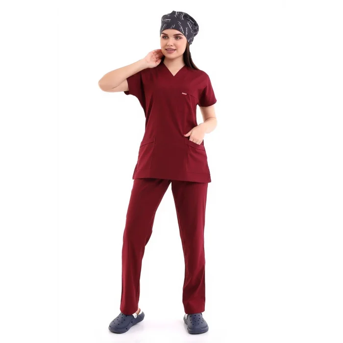 Bflex Unisex Likralı Yarasa Kol Takım - 6407 Bordo