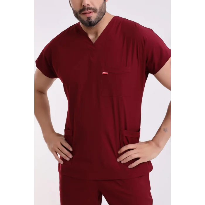 Bflex Unisex Likralı Yarasa Kol Takım - 6407 Bordo