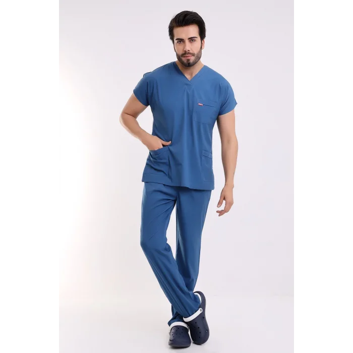 Bflex Unisex Likralı Yarasa Kol Takım - 6408 Petrol Mavi