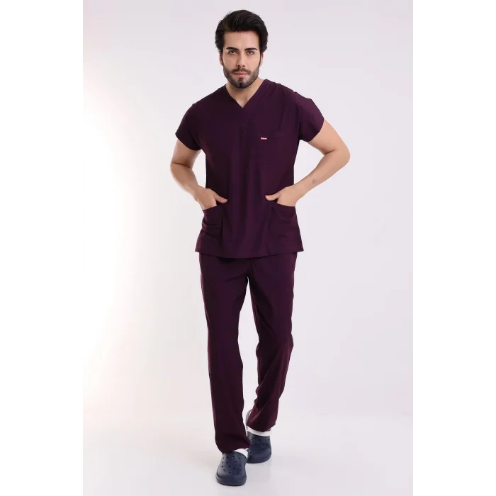 Bflex Unisex Likralı Yarasa Kol Takım - 6409 Mürdüm