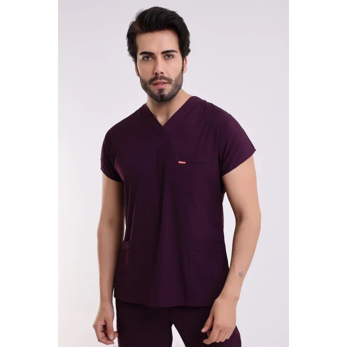 Bflex Unisex Likralı Yarasa Kol Takım - 6409 Mürdüm