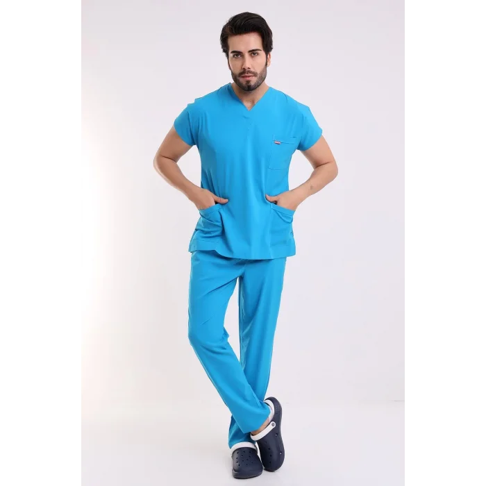 Bflex Unisex Likralı Yarasa Kol Takım - 6410 Turkuaz