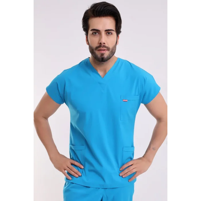 Bflex Unisex Likralı Yarasa Kol Takım - 6410 Turkuaz