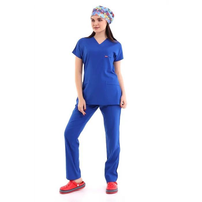 Bflex Unisex Likralı Yarasa Kol Takım - 6411 Saks Mavi