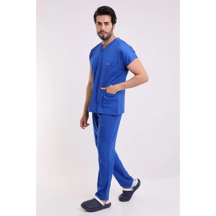 Bflex Unisex Likralı Yarasa Kol Takım - 6411 Saks Mavi