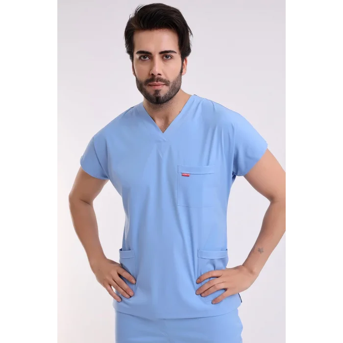 Bflex Unisex Likralı Yarasa Kol Takım - 6413 Açık Mavi