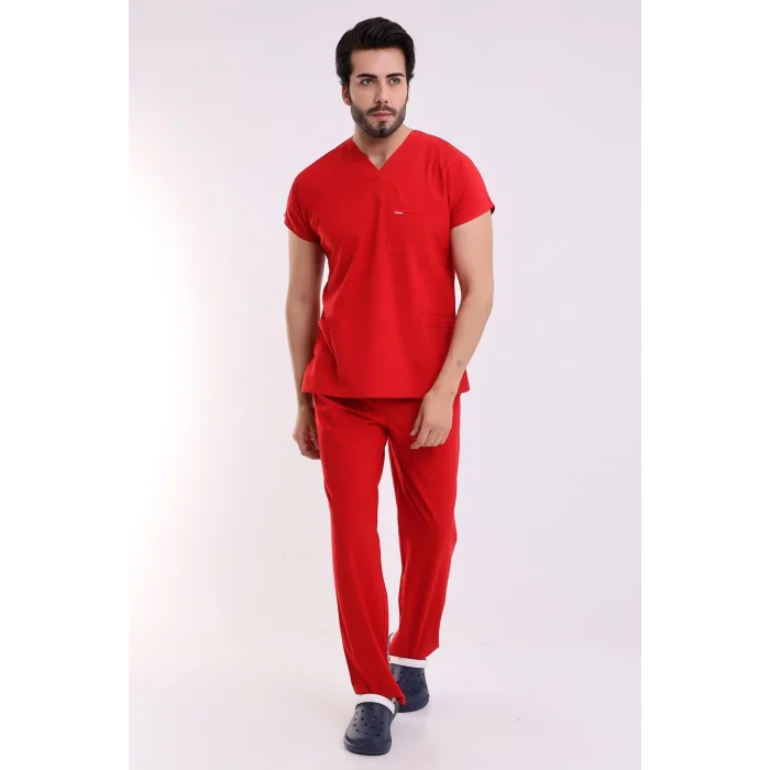 Bflex Unisex Likralı Yarasa Kol Takım - 6414 Kırmızı