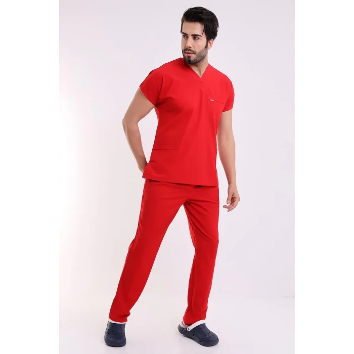 Bflex Unisex Likralı Yarasa Kol Takım - 6414 Kırmızı