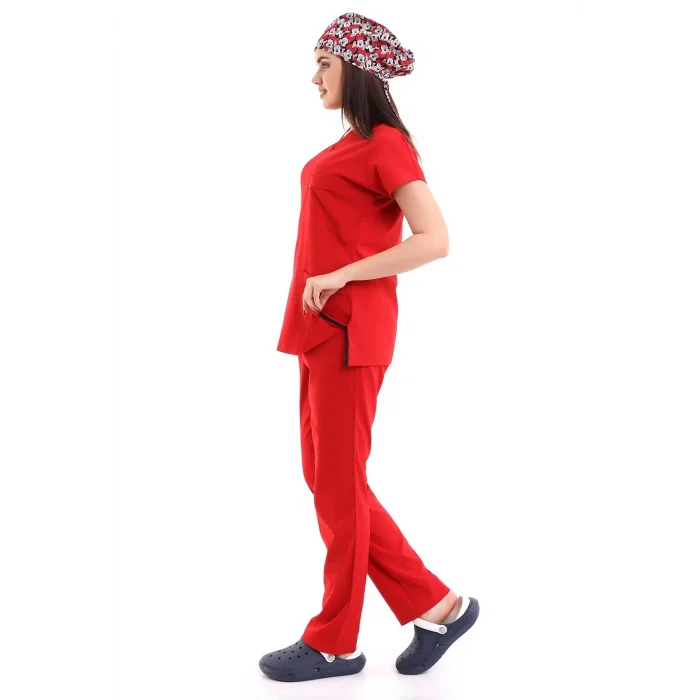 Bflex Unisex Likralı Yarasa Kol Takım - 6414 Kırmızı