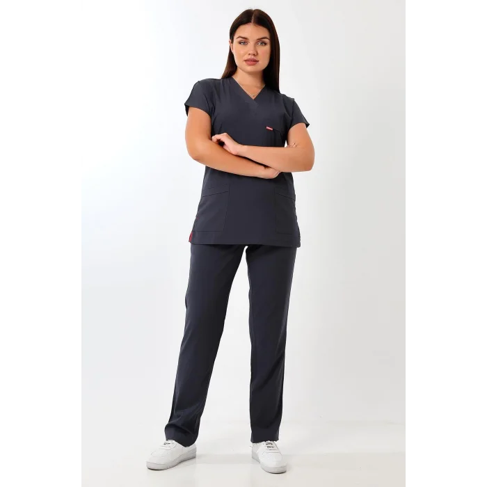 Bflex Unisex Likralı Yarasa Kol Takım - 6417 Füme