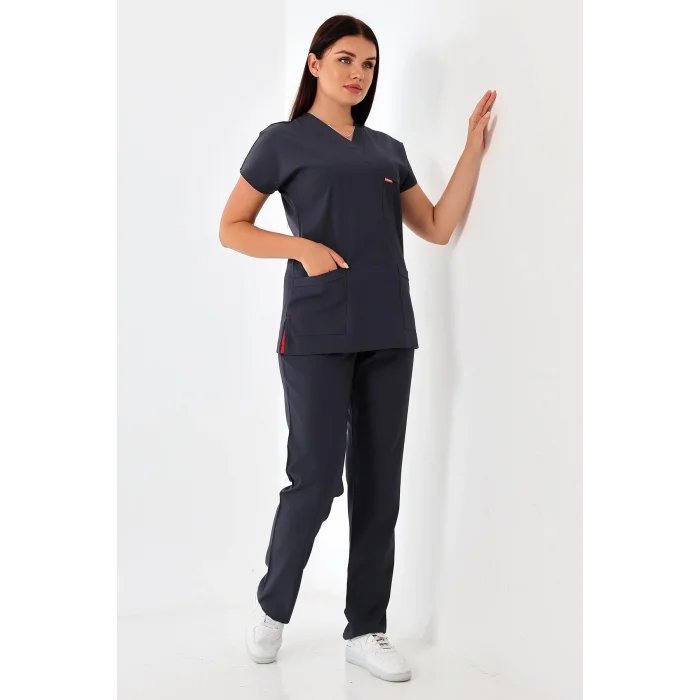 Bflex Unisex Likralı Yarasa Kol Takım - 6417 Füme