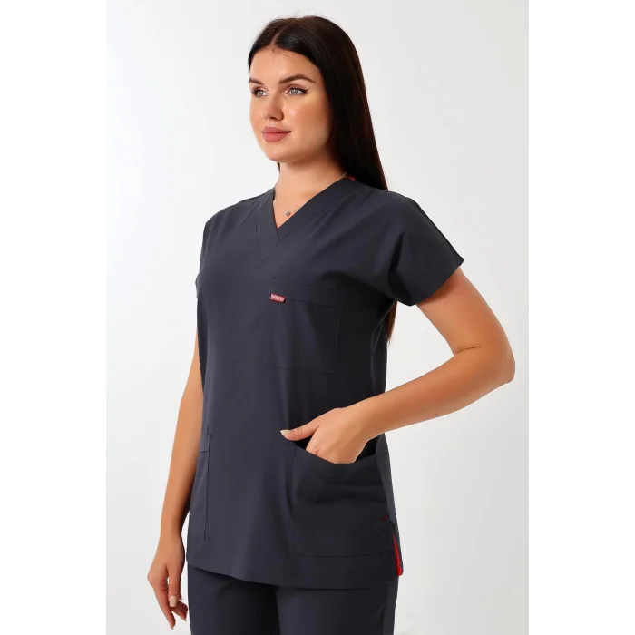 Bflex Unisex Likralı Yarasa Kol Takım - 6417 Füme