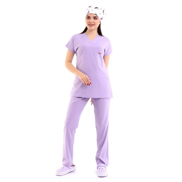 Bflex Unisex Likralı Yarasa Kol Takım - 6419 Lila