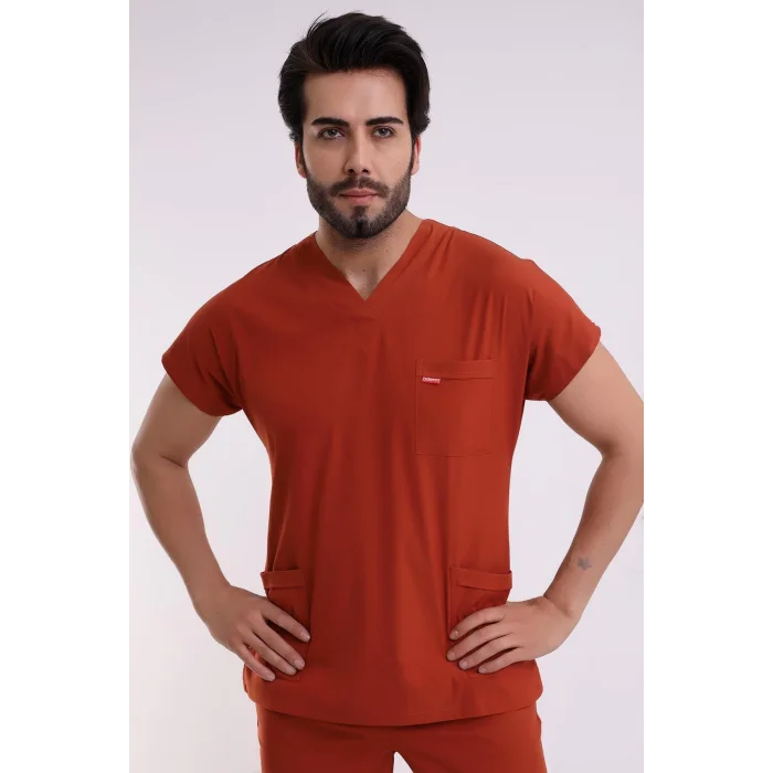 Bflex Unisex Likralı Yarasa Kol Takım - 6426 Kiremit