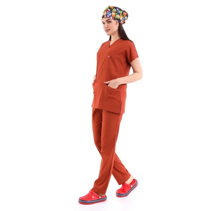 Bflex Unisex Likralı Yarasa Kol Takım - 6426 Kiremit