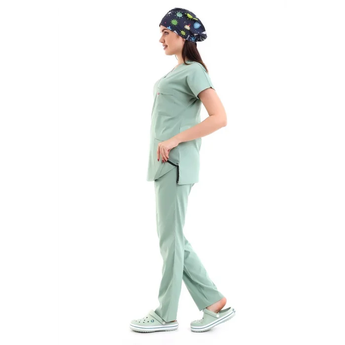 Bflex Unisex Likralı Yarasa Kol Takım - 6428 Çağla Yeşili