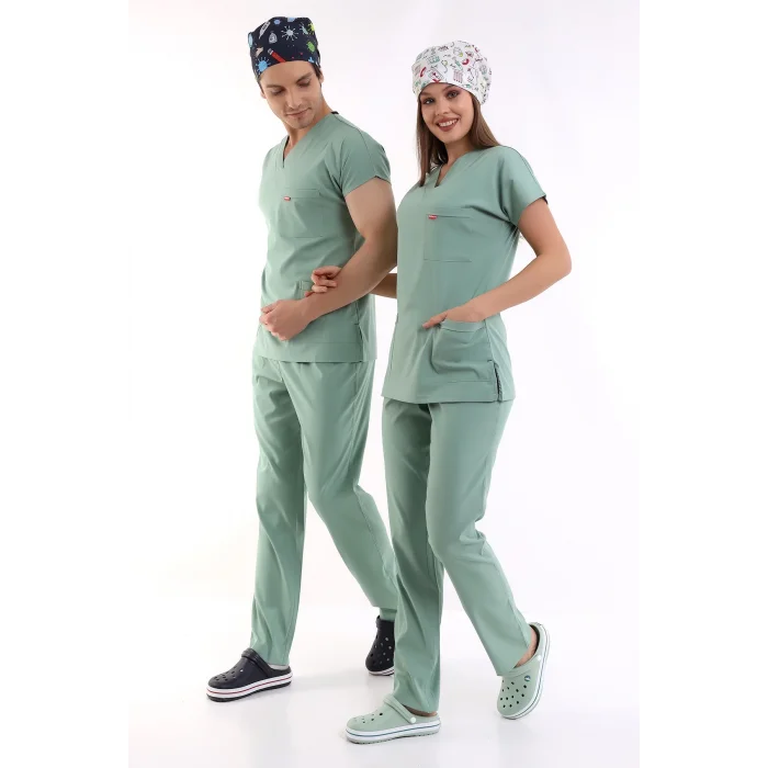 Bflex Unisex Likralı Yarasa Kol Takım - 6428 Çağla Yeşili