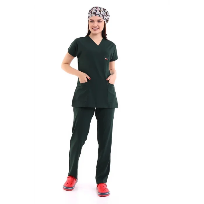 Bflex Unisex Likralı Yarasa Kol Takım - 6429 Ördek Başı Yeşili