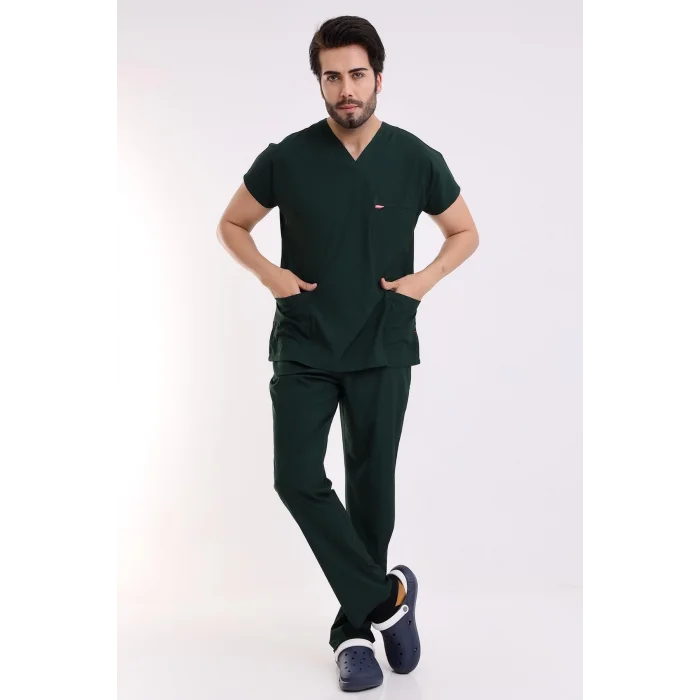 Bflex Unisex Likralı Yarasa Kol Takım - 6429 Ördek Başı Yeşili