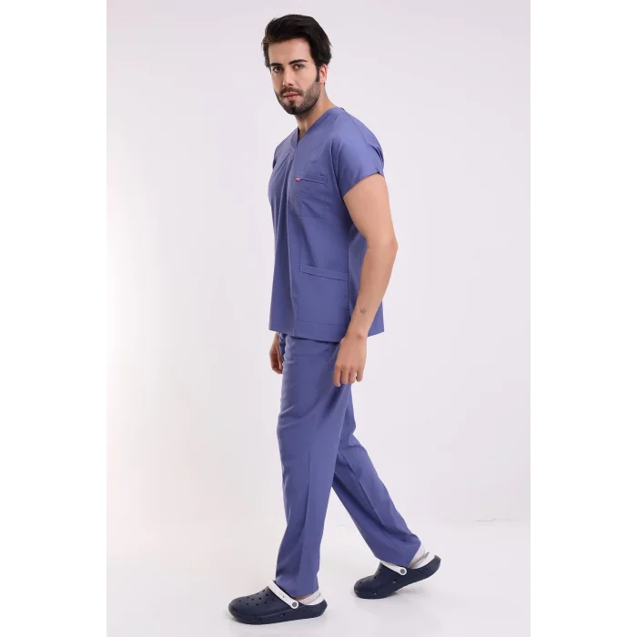 Bflex Unisex Likralı Yarasa Kol Takım - 6432 İndigo Mavi