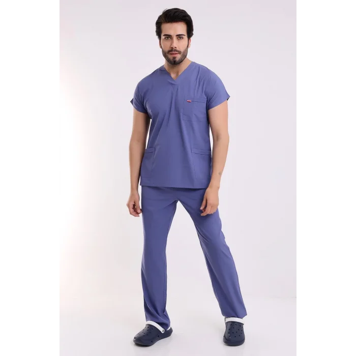 Bflex Unisex Likralı Yarasa Kol Takım - 6432 İndigo Mavi