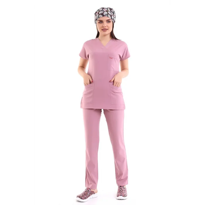 Bflex Unisex Likralı Yarasa Kol Takım - 6433 Pudra