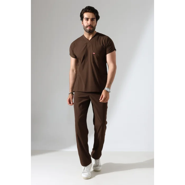 Bflex Unisex Likralı Yarasa Kol Takım - 6436 Kahve