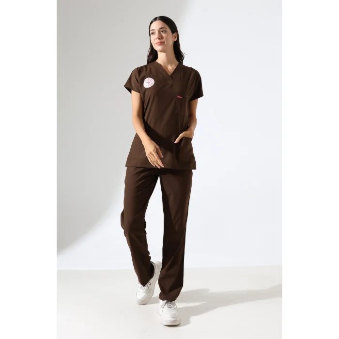 Bflex Unisex Likralı Yarasa Kol Takım - 6436 Kahve
