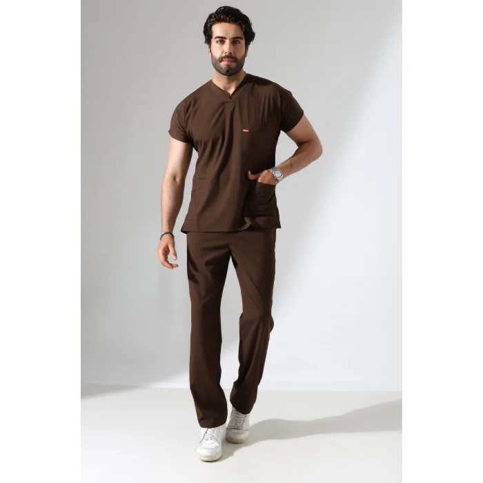 Bflex Unisex Likralı Yarasa Kol Takım - 6436 Kahve