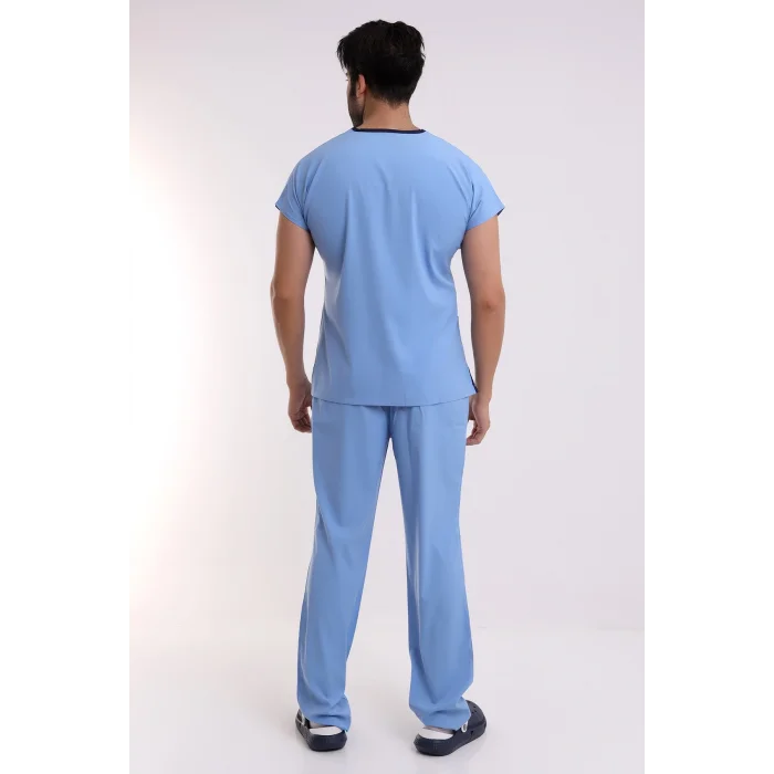 BFLEX UNİSEX LİKRALI YARASA KOL TAKIM ALASKAN BLUE DOKTOR HEKİM