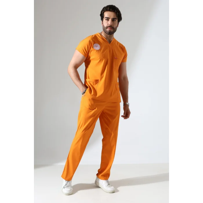 BFLEX UNİSEX LİKRALI YARASA KOL TAKIM ORANGE OCHRE KLİNİK DESTEK