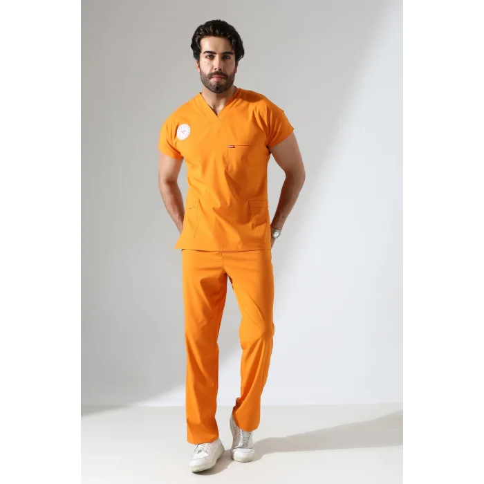 BFLEX UNİSEX LİKRALI YARASA KOL TAKIM ORANGE OCHRE KLİNİK DESTEK