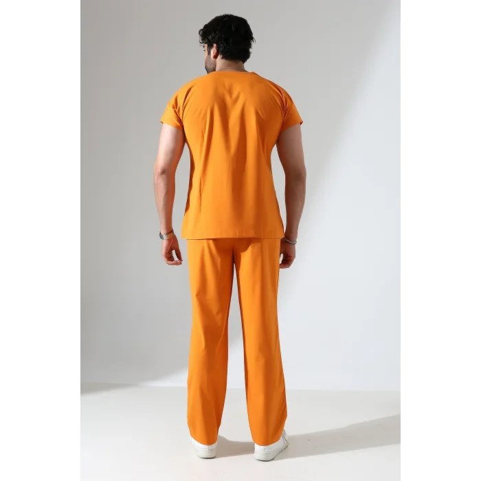 BFLEX UNİSEX LİKRALI YARASA KOL TAKIM ORANGE OCHRE KLİNİK DESTEK