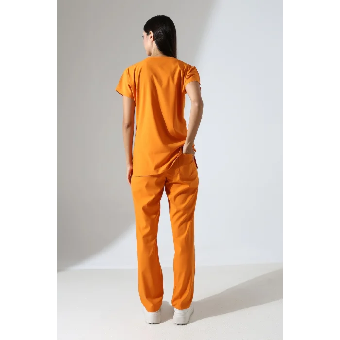 BFLEX UNİSEX LİKRALI YARASA KOL TAKIM ORANGE OCHRE KLİNİK DESTEK