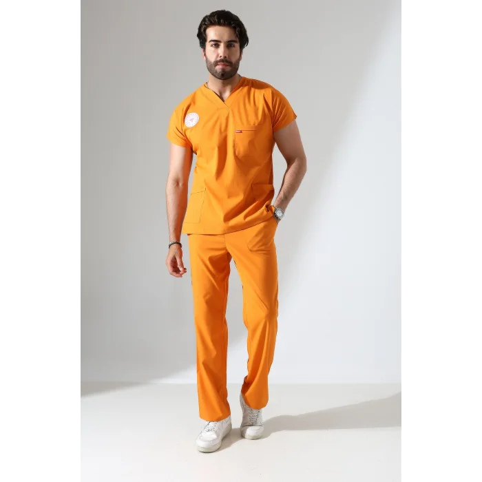 BFLEX UNİSEX LİKRALI YARASA KOL TAKIM ORANGE OCHRE KLİNİK DESTEK