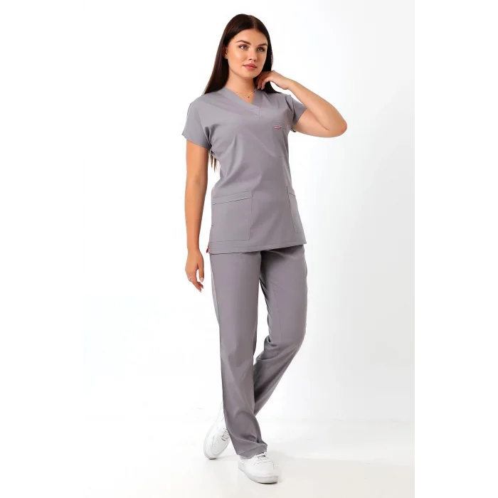 Bflex Unisex Likralı Yarasa Kol Tek Üst - 6406 Gri